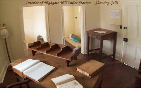 Inside Old Highgate Hill Police Station