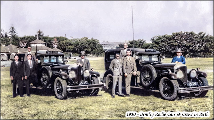 1930 - Bentley radio cars & crews
